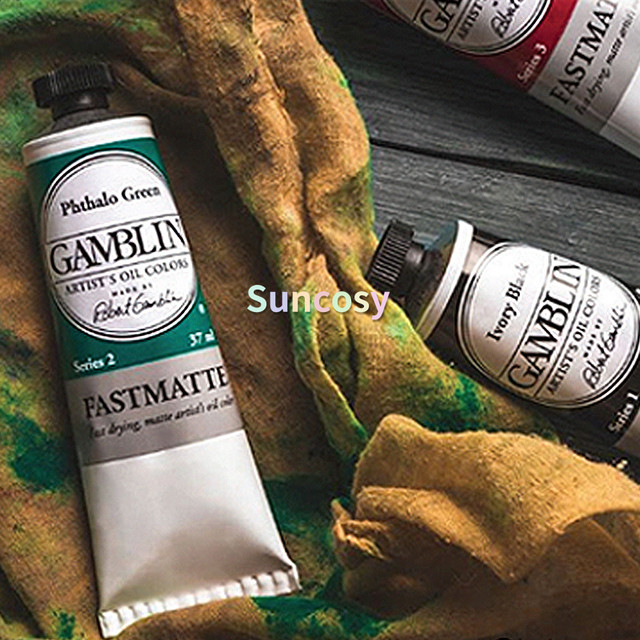Gamblin Artist Paint, FastMatte Alkyd Colors, 37ml, Fast Drying